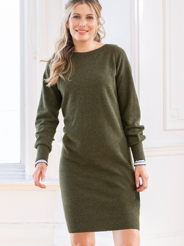 Celtic & Co Green Supersoft Slouch Dress - Image 1 of 6