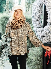 M&Co Bluse mit Animalprint (Kurzgröße) - Bild 1 von 2