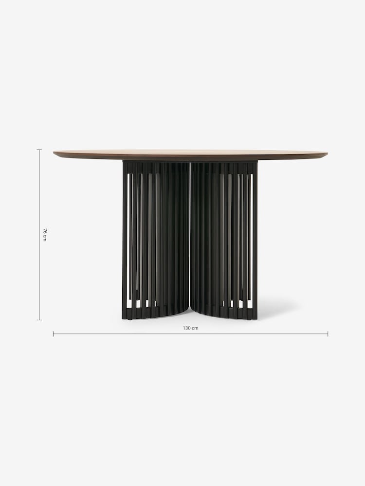 MADE.COM Walnut Zaragoza 4 Seat Dining Table - Image 2 of 2
