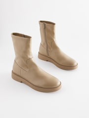 Nude Cream Forever Comfort® Sock Chelsea Boots - Image 4 of 7
