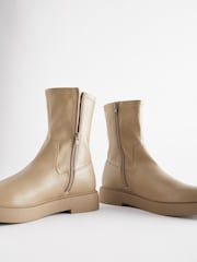 Nude Cream Forever Comfort® Sock Chelsea Boots - Image 6 of 7