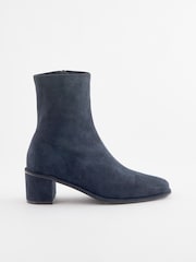Navy Blue Regular/Wide Fit Forever Comfort® Sock Ankle Boots - Image 2 of 5