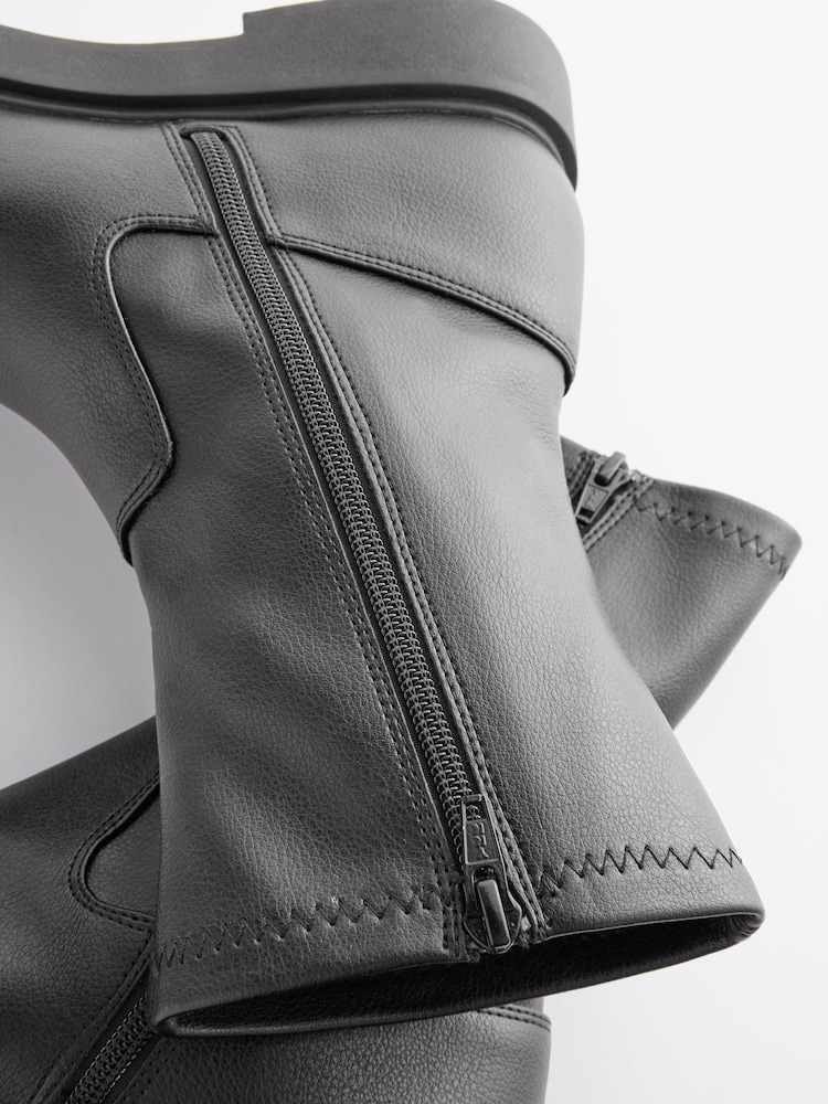 Black Forever Comfort® Sock Chelsea Boots - Image 5 of 5