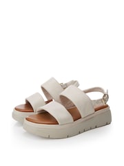 Moda in Pelle Netty Two Part Platform Leather Sandal - Image 2 of 5
