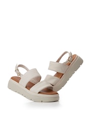Moda in Pelle Netty Two Part Platform Leather Sandal - Image 3 of 5