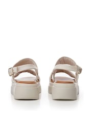Moda in Pelle Netty Two Part Platform Leather Sandal - Image 4 of 5