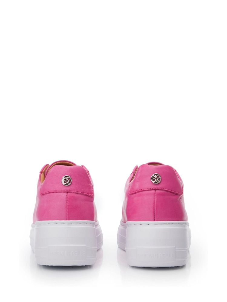 Moda In Pelle Alber Slip On Wedge Trainers - Image 4 of 4