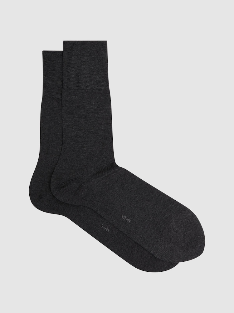 Falke Dark Grey Falke Crew Socks - Image 1 of 3