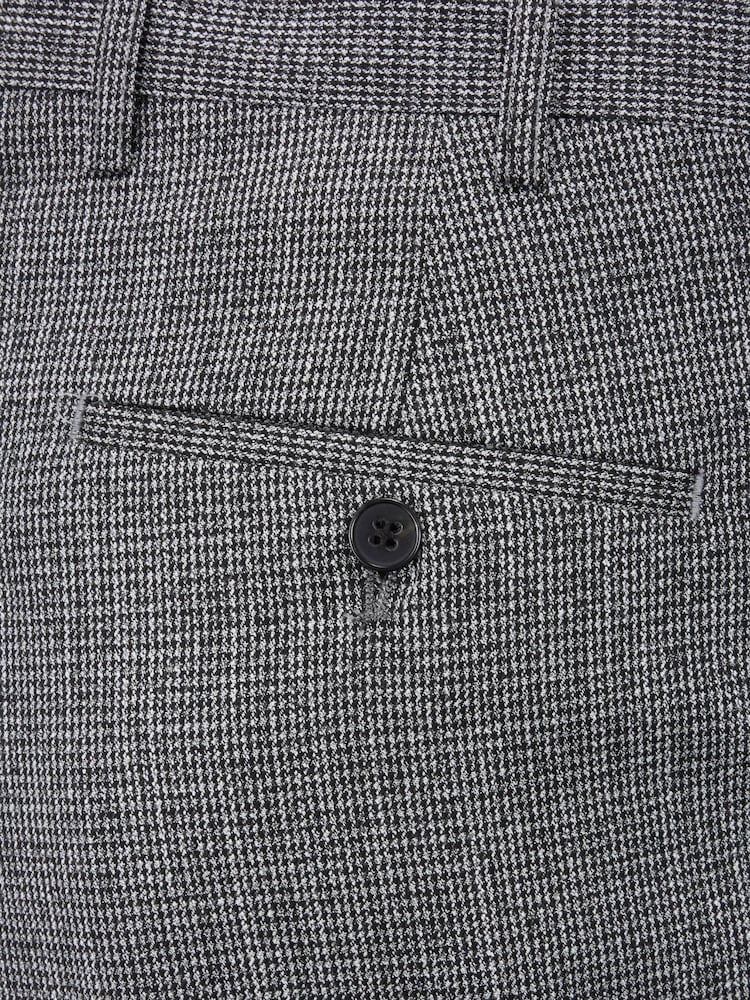 Skopes Grey Tailored Fit Barlow Puppytooth Suit: Trousers - Image 4 of 4