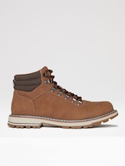 Threadbare Brown Lace Up Chukka Boots - Image 1 of 4