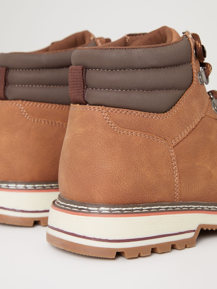 Threadbare Brown Lace Up Chukka Boots - Image 4 of 4