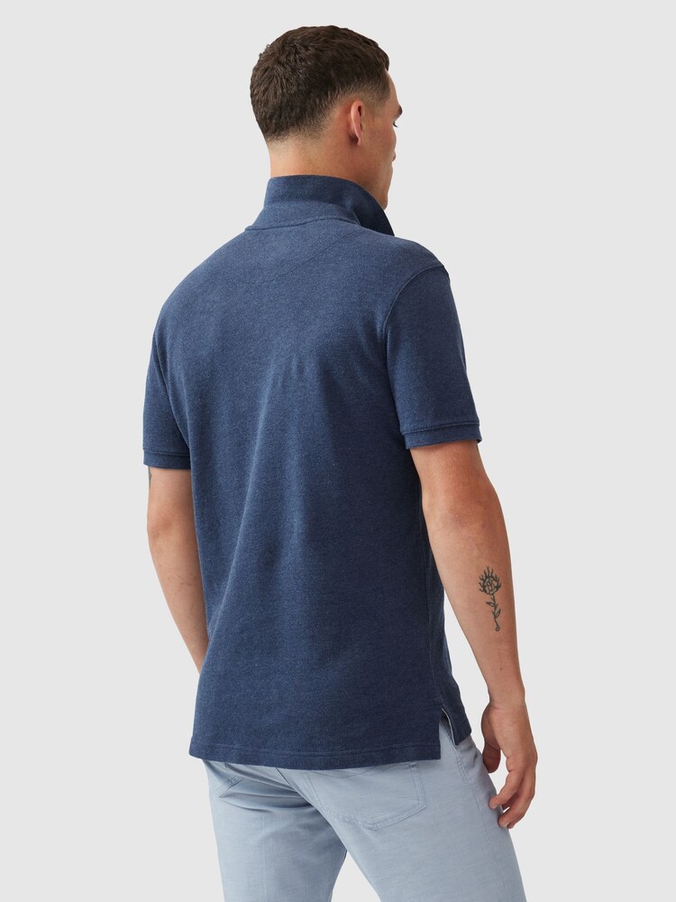 Rodd & Gunn Blue The Gunn Polo Shirt - Image 2 of 5