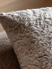 Gallery Home 2 Pack Natural Faux Fur Cushion - Image 2 of 5