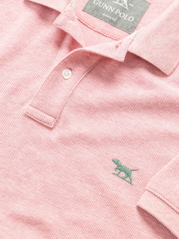 Rodd & Gunn Pink The Gunn Polo Shirt - Image 5 of 5