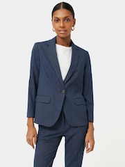 Jigsaw Blue Brook Check Jacket - Image 1 of 6