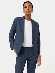 Jigsaw Blue Brook Check Jacket - Image 4 of 6