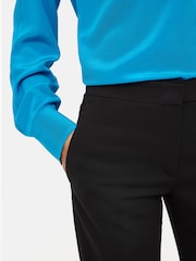 Jigsaw Black Fluid Twill Mason Trousers - Image 3 of 3