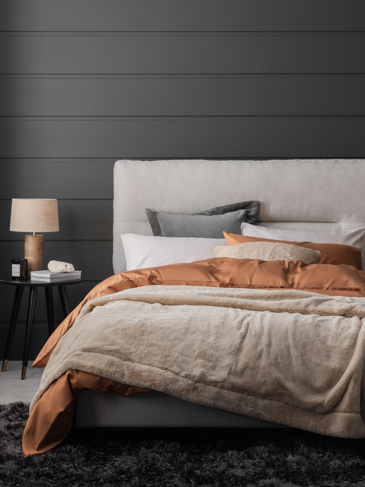 Soft To Touch Plush Faux Fur Throw - Image 1 of 6