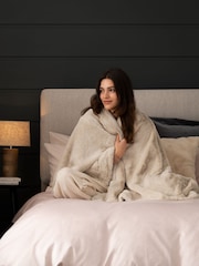 Soft To Touch Plush Faux Fur Throw - Image 2 of 6
