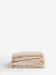 Soft To Touch Plush Faux Fur Throw - Image 5 of 6