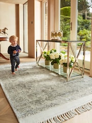 Origins Cream Vintage Fringe Hand Loom Rug - Image 1 of 3