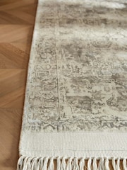 Origins Cream Vintage Fringe Hand Loom Rug - Image 2 of 3