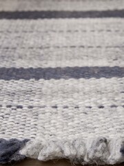 Origins Blue Highland Check Rug - Image 3 of 4