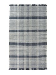 Origins Blue Highland Check Rug - Image 4 of 4