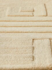 Origin Rugs Cream Maze Rug - Image 3 of 5
