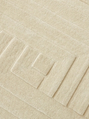 Origin Rugs Cream Maze Rug - Image 4 of 5