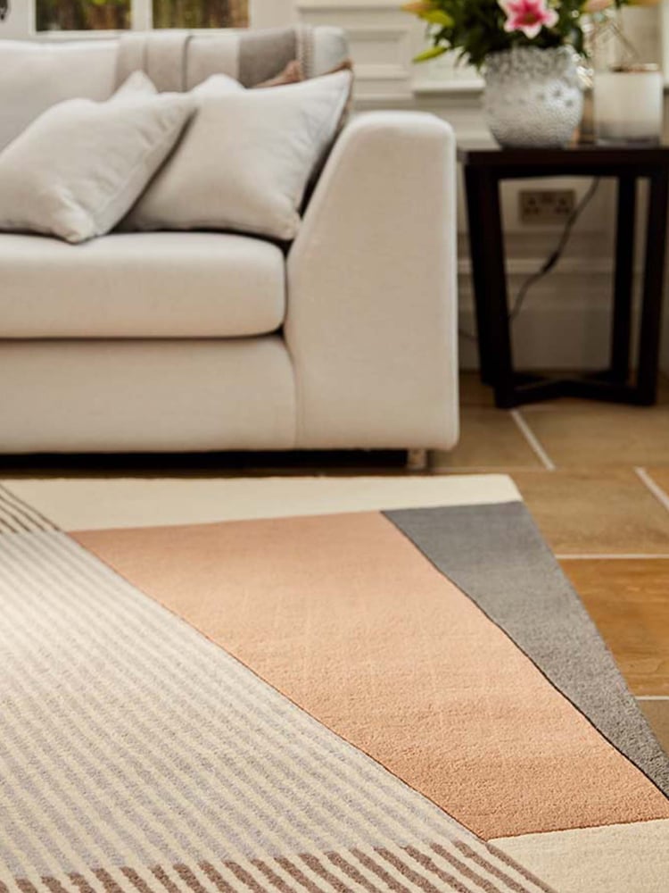 Origins Brown Bauhaus Graphic Rug - Image 1 of 3