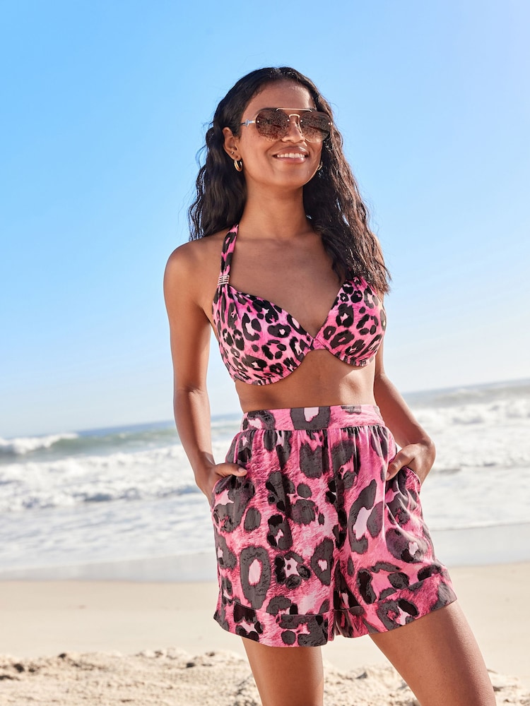 Pink Animal Elasticated Pull On Shorts - Image 2 of 6