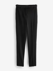 Black Crepe Tailored Slim Trousers - Image 5 of 6