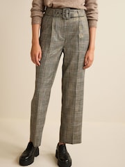 Check Tailored Straight Trousers - Image 2 of 6