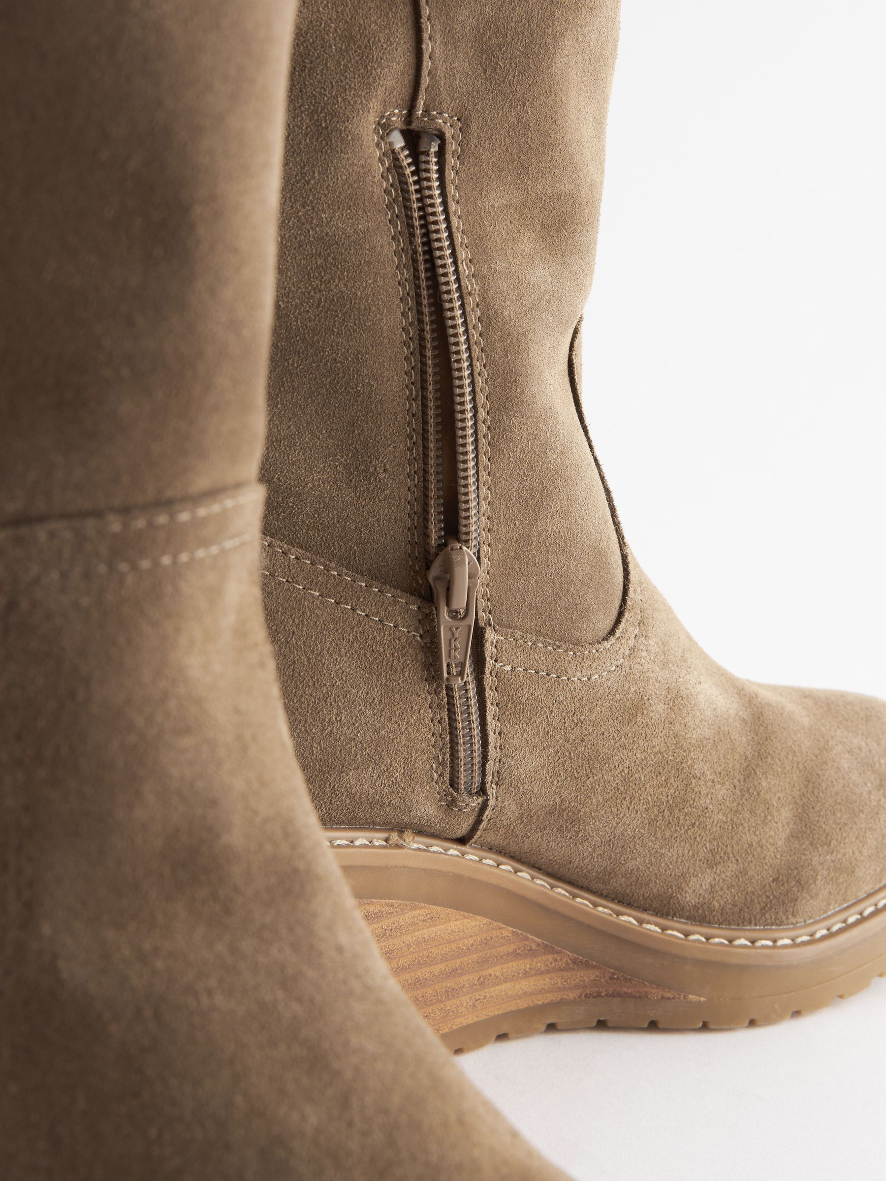 Sorel after hours suede wedge booties deals