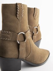 Olivgrün - Forever Comfort® Western-Stiefel mit O-Ring-Detail - Bild 5 von 7