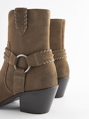Olivgrün - Forever Comfort® Western-Stiefel mit O-Ring-Detail - Bild 6 von 7