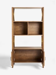 Nina Campbell Dark Oak Tedworth Shelving Unit - Image 5 of 7