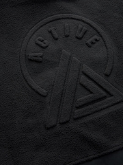 Black Next Elements Outdoor Woven Mix Embossed Gilet - Image 9 of 9