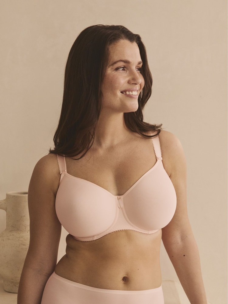 Fantasie Pink Full Cup Rebecca Essentials Underwire Moulded Bra - Image 1 of 6 Fantasie Pink Full Cup Rebecca Essentials Underwire Moulded Bra - Image 1 of 6