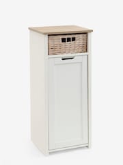 White Malvern Chalk Laundry Basket - Image 5 of 11