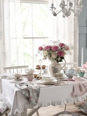 Shabby Chic by Rachel Ashwell® Blue Floral Cake Stand Fine China - Image 3 of 4