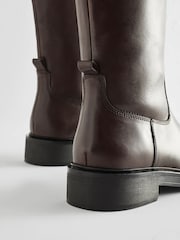 Maro Ciocolată - Cizme până la genunchi Forever Comfort ® Leather Rider - Image 6 of 7