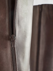 Maro Ciocolată - Cizme până la genunchi Forever Comfort ® Leather Rider - Image 7 of 7
