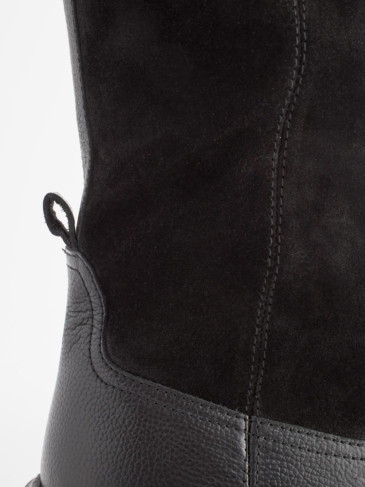 Schwarz - Forever Comfort® Fellimitat Stiefel mit Kunstpelzfutter - Bild 8 von 8 Schwarz - Forever Comfort® Fellimitat Stiefel mit Kunstpelzfutter - Bild 8 von 8