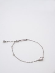 Ted Baker Silver Tone HANSAA: Crystal Heart Adjustable Bracelet - Image 3 of 7