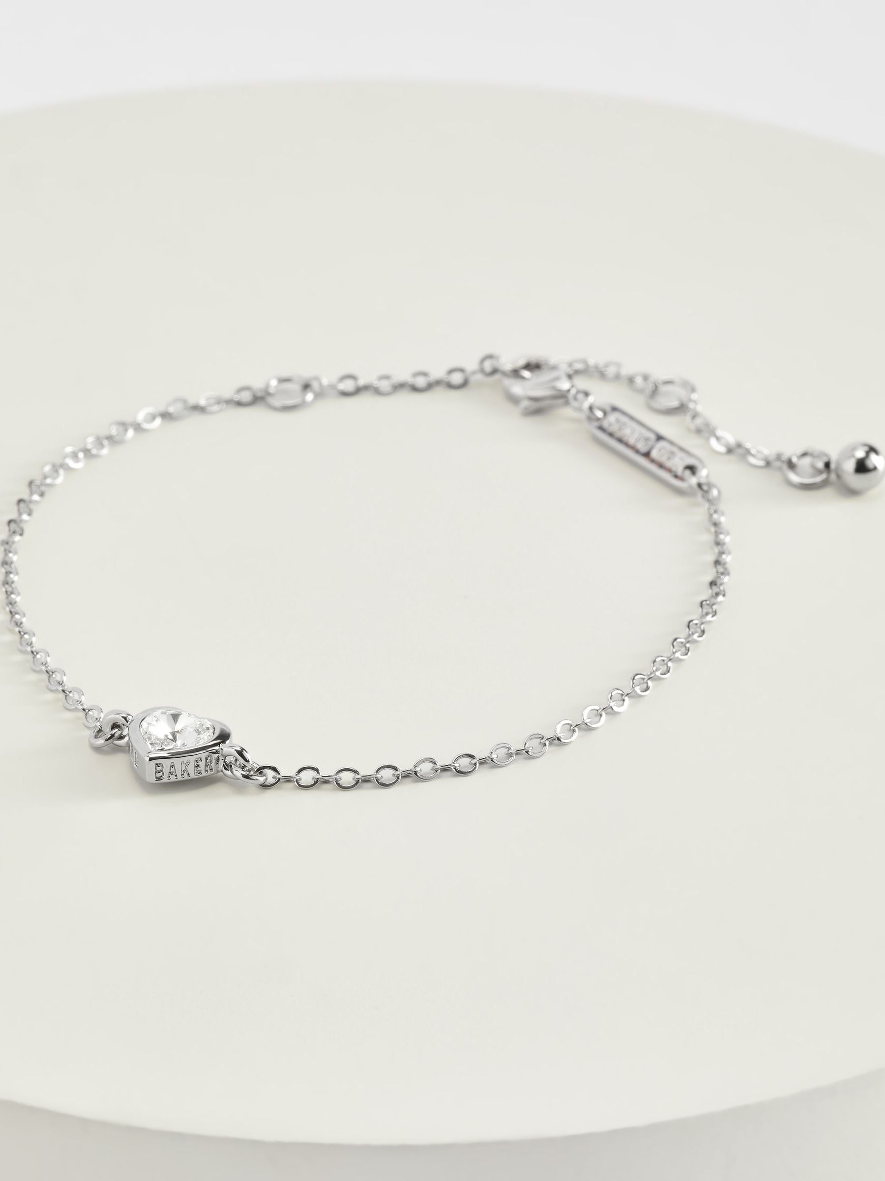 Ted baker heart bracelet silver discount