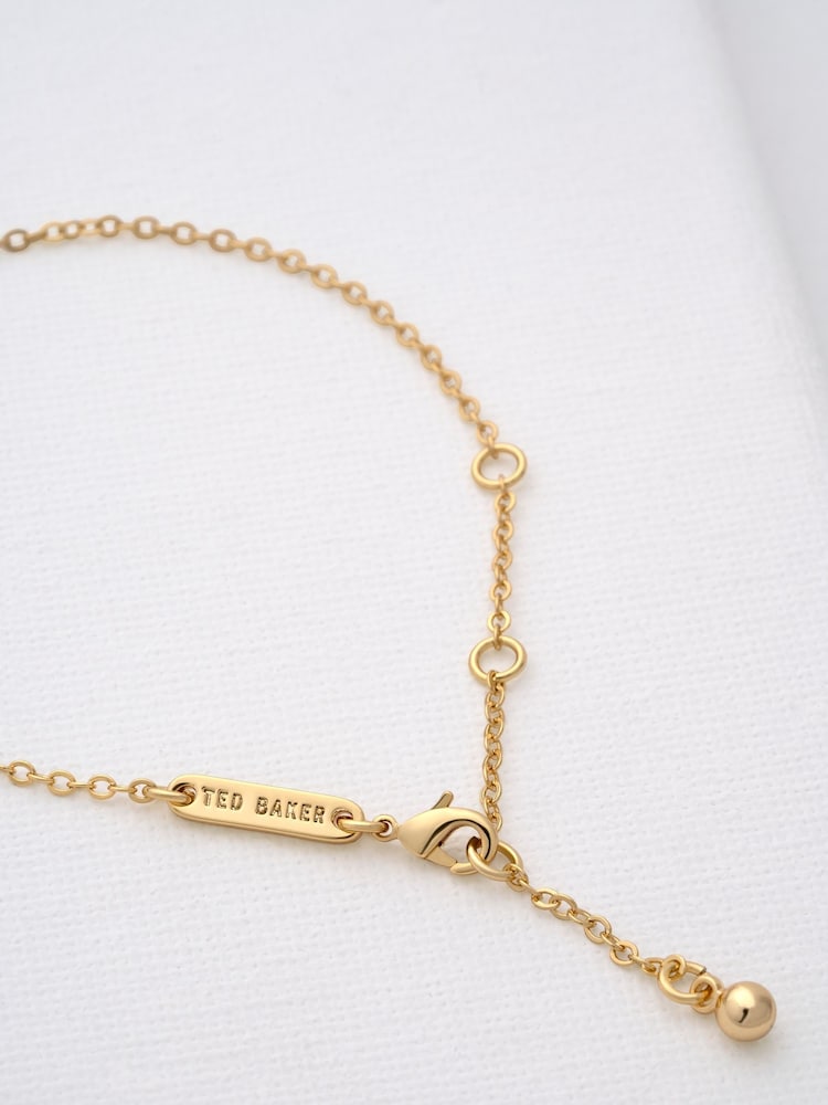 Ted Baker Gold Tone HANSAA: Crystal Heart Adjustable Bracelet - Image 3 of 8
