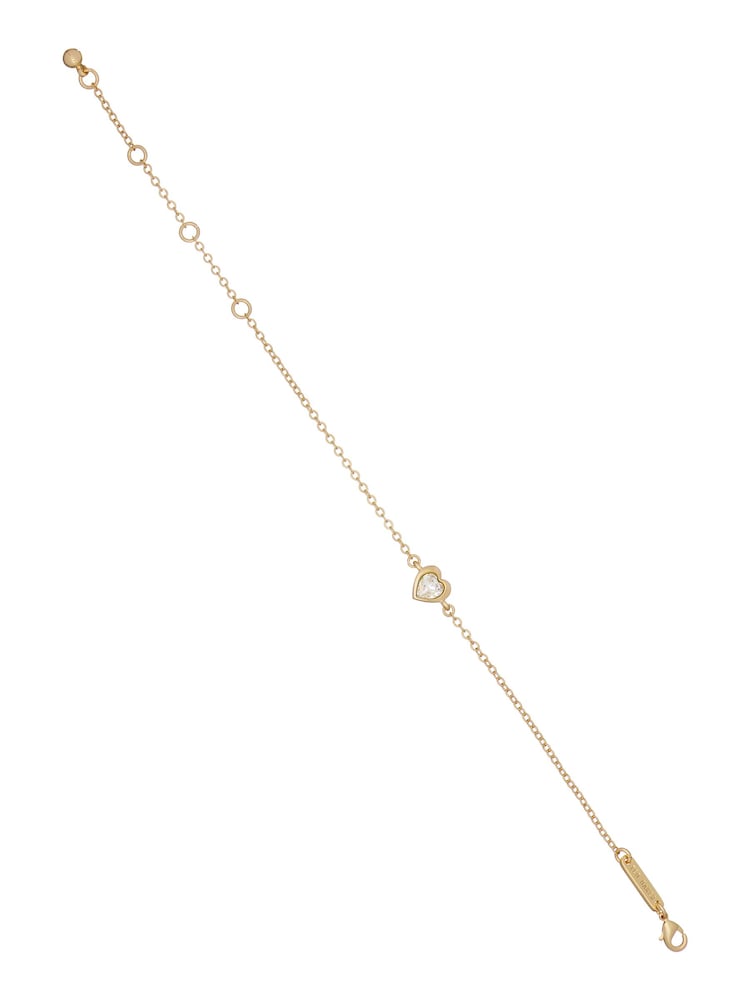 Ted Baker Gold Tone HANSAA: Crystal Heart Adjustable Bracelet - Image 5 of 8