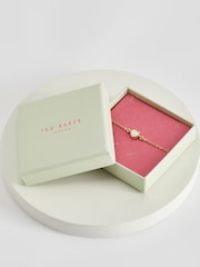 Ted Baker Gold Tone HANSAA: Crystal Heart Adjustable Bracelet - Image 8 of 8